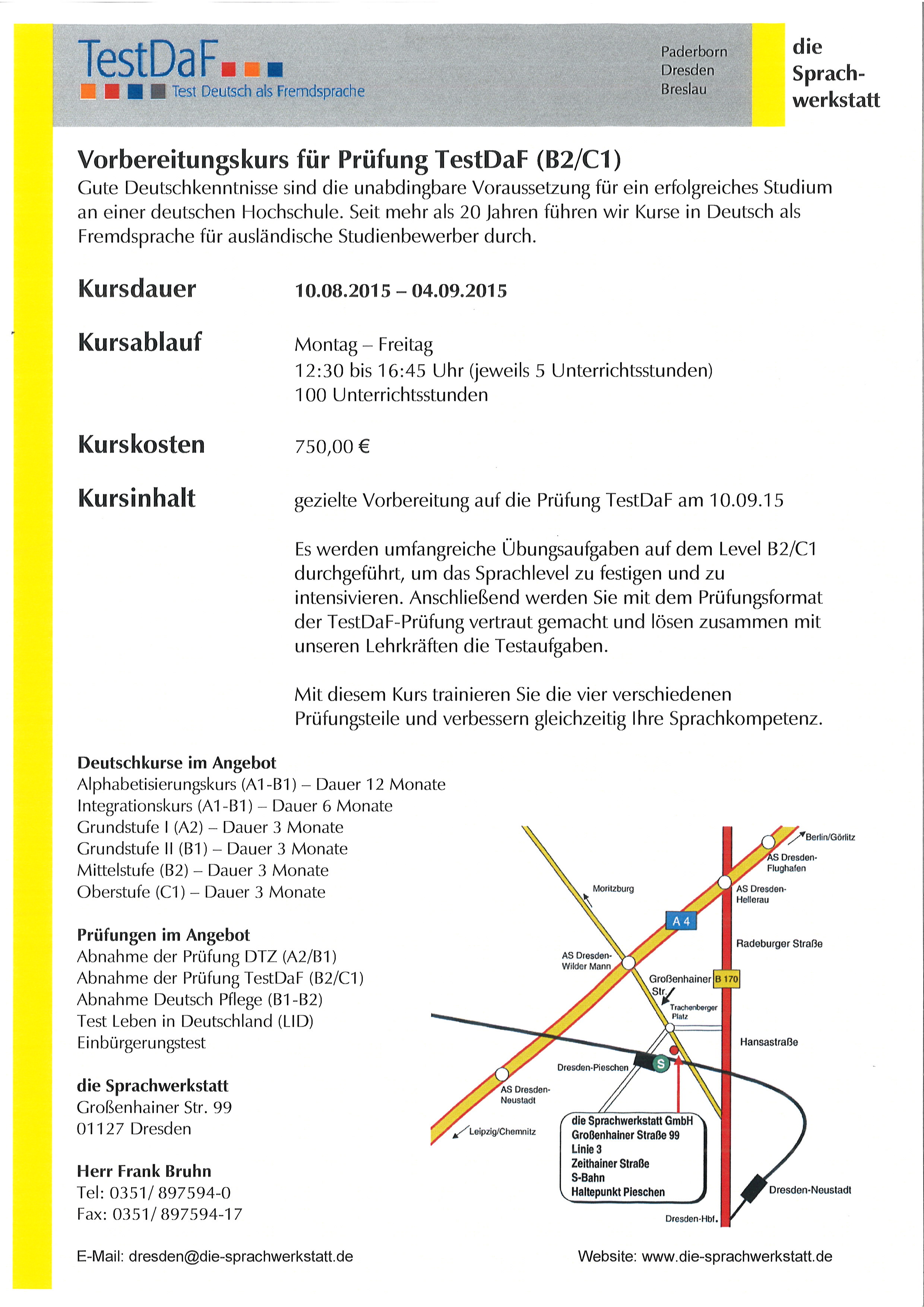 Detail Die Sprachwerkstatt In Dresden